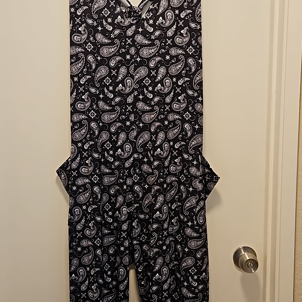 Paisley Racerback Jumpsuit - Picture 3 of 8